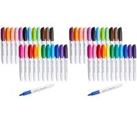 Amazon Basics Lot de 48 marqueurs indélébiles, Assortis