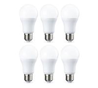 Amazon Basics Lot de 6 ampoules LED Culot Edison à vis E27 10 W (équivalent 75 W) Blanc froid Intensité non variable