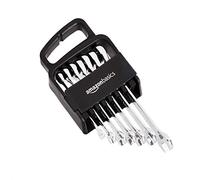 Amazon Basics Lot de 7 clés à cliquet mixtes, système métrique