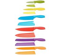 Amazon Basics Lot de Couteaux colorés 12 pièces, Multicolore