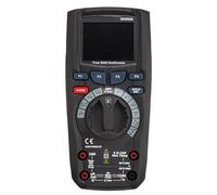 Amazon Basics Multimètre numérique 50 000 points, ultrasolide, écran en couleurs LCD-TFT, True RMS (valeur efficace réelle), CAT IV 600 V, Noir