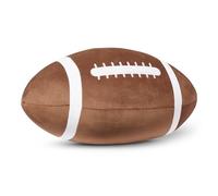 Amazon Basics NFL Football Américain Peluche Coussin, Jouet Oreiller Peluche Style Sport pour Lit ou Canapé, Décoration Chambre Enfant, Marron