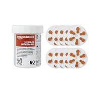 Amazon Basics - Piles Zinc-Air pour Prothèses Auditives, Taille 312, 1,45V, Languette Marron, Emballage avec Protection Enfants, Lot de 60