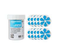 Amazon Basics - Piles Zinc-Air pour Prothèses Auditives, Taille 675, 1,45V, Languette Bleue, Emballage avec Protection Enfants, Lot de 60