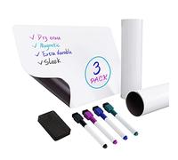 Amazon Basics Plaque magnétique blanche effaçable à sec, 20,3 cm x 30,5 cm, Lot de 3
