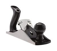 Amazon Basics Rabot à Main Réglable n° 4, Lame de 51mm, Corps en Fonte, Ouverture et Jauge de Profondeur Réglables, Rabotage Lisse pour la Menuiserie et la Charpenterie - Gris/Noir
