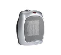 Amazon Basics Radiateur soufflant en céramique avec thermostat réglable 1800 W, Argenté