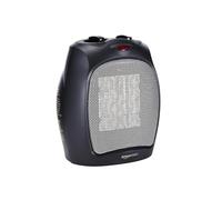 Amazon Basics Radiateur soufflant en céramique avec thermostat réglable 1800 W, Noir