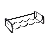 Amazon Basics Range-bouteilles empilable pour table, Noir, 9.5P x 40l x 20H centimètres