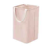 Amazon Basics Rectangulaire Panier de rangement en tissu Cube haut Rose poudré