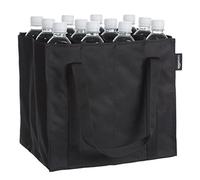 Amazon Basics Sac à bouteilles, 12 compartiments, bouteilles de 0,75 l, Noir, Uni