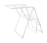 Amazon Basics Séchoir à Linge, Pliable, en métal, à Deux Ailes, 154,9 x 59,9 x 99,8 cm, Blanc