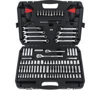 Amazon Basics Steckschlüsselsatz für Mechaniker, 145 Teile