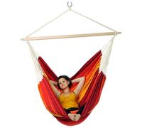 Amazonas Fauteuil suspendu Brasil Gigante XXXL barre d'écartement assise env. 200 x 140 cm Lava