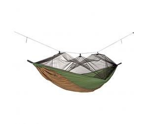 Amazonas - Hängematte Moskito-Aventure Thermo - Hamac - 2,75 x 1,4 m - green / brown
