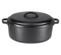 AmazonBasics Cocotte en fonte 662l 2822 Casserole Cuisine traditionnelle