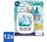 Ambi Pur - 3Volution - Kit de démarrage - Linge frais - 20 ml - Pack avantage - 12 pièces
