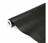 Ambiance-Live J-roll-blackwood-H3020 Sticker pour Meuble Effet Bois Noir, Vinyle, 200 x 60 CM