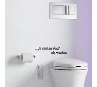 Ambiance-Live Sticker Je suis au Bout du Rouleau Noir