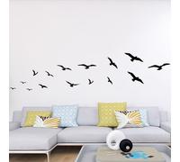 Ambiance-Live Sticker Mural mouettes 2-30 x 55 cm, Blanc