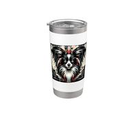 Ambiance sombre - Gothic Papillon Gobelet isotherme en acier inoxydable double paroi