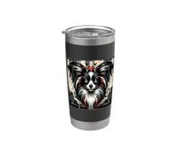 Ambiance sombre - Gothic Papillon Gobelet isotherme en acier inoxydable double paroi