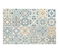 Ambiance Sticker Adhésifs Carrelages Autocollant Ornements Stylé Carreaux de Ciment Carrelage Sticker Mural Salle de Bain et Cuisine | 24 Pièces de 20 x 20 cm