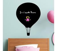 Autocollant tableau noir – autocollant mural effaçable – BALLON – 65 x 50 cm