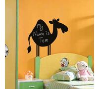 Ambiance Sticker Ardoise Tableau Noir - Stickers Muraux Adhésif Effaçable - Chameau - H55 x L55 cm