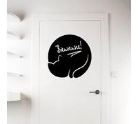 Autocollant tableau noir – autocollant mural effaçable – chat – 75 x 75 cm