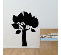 Ambiance Sticker Ardoise Tableau Noir - Stickers Muraux Adhésif Effaçable - Design Arbre - H70 x L55 cm