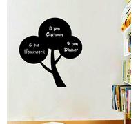 Ambiance Sticker Ardoise Tableau Noir - Stickers Muraux Adhésif Effaçable - Design Arbre I - H45 x L40 cm