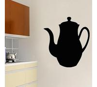 Ambiance Sticker Ardoise Tableau Noir - Stickers Muraux Adhésif Effaçable - Design Théière - H100 x L90 cm
