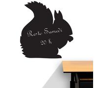 Autocollant tableau noir – autocollant mural effaçable – écureuil – 95 x 85 cm