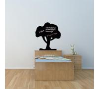 Ambiance Sticker Ardoise Tableau Noir - Stickers Muraux Adhésif Effaçable - Grand Arbre - H85 x L75 cm
