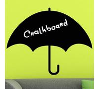 Ambiance Sticker Ardoise Tableau Noir - Stickers Muraux Adhésif Effaçable - Parapluie - H95 x L120 cm
