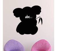 Ambiance Sticker Ardoise Tableau Noir - Stickers Muraux Adhésif Effaçable - Silhouette Coala - H40 x L40 cm