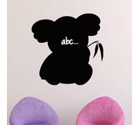 Ambiance Sticker Ardoise Tableau Noir - Stickers Muraux Adhésif Effaçable - Silhouette Coala - H70 x L70 cm