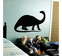 Ambiance Sticker Ardoise Tableau Noir - Stickers Muraux Adhésif Effaçable - Silhouette Dinosaure - H15 x L20 cm