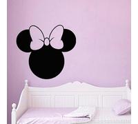 Ambiance Sticker Ardoise Tableau Noir - Stickers Muraux Adhésif Effaçable - Silhouette Souris - H90 x L110 cm