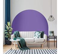 Ambiance Sticker Autocollant Lit Tête de Lit Arche Stickers Muraux | Grand Papier Peint Demi Cercle pour Décoration Salon et Chambre| L200 x H150 cm - Lavande