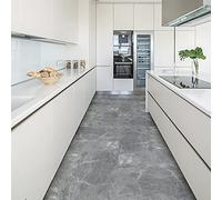 Ambiance Sticker Carrelage Adhésif Sol Antidérapant, Concrete, 30 x 30 cm | Stickers cuisine et salle de bain, carrelage adhésif sol antidérapant étanche, pose facile en quelques minutes sans colle