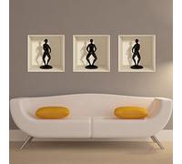 Ambiance Sticker Effet 3D Ballerines - 30 x 90 cm