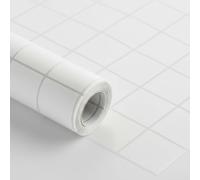 Ambiance Sticker Film Fenêtre Anti Regard Brise Vue, Carrés, 45 cm x 9 m