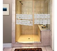 Ambiance Sticker Film Fenêtre Anti Regard Occultant - Design 1 - Stickers Autocollant Brise-Vue pour Vitre & Porte de Douche - 55x185cm