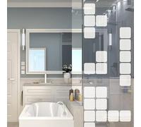 Ambiance Sticker Film Fenêtre Anti Regard Occultant - Jeux DE Cubes - Stickers Autocollant Brise-Vue pour Vitre & Porte de Douche - 115x35cm