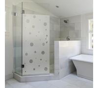 Ambiance Sticker Film Fenêtre Anti Regard Occultant - Petites Bulles - Stickers Autocollant Brise-Vue pour Vitre & Porte de Douche - 145x75cm