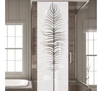 Ambiance Sticker Film Fenêtre Anti Regard Occultant - Plume - Stickers Autocollant Brise-Vue pour Vitre & Porte de Douche - 120x35cm