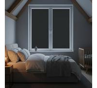 Ambiance Sticker Film fenêtre Brise Vue électrostatique Noir, 45 cm x 9 m