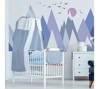 Ambiance Sticker Muraux Enfants Décoration Chambre Bébé - Autocollant Sticker Mural Adhesif Géant | Solanka - H60 x L90 cm